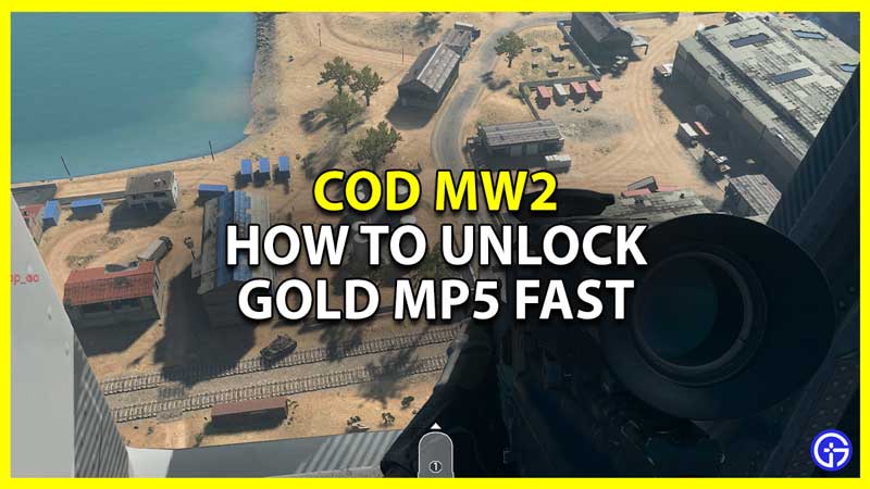 call of duty modern warafre 2 unlock gold camo mp5 fast