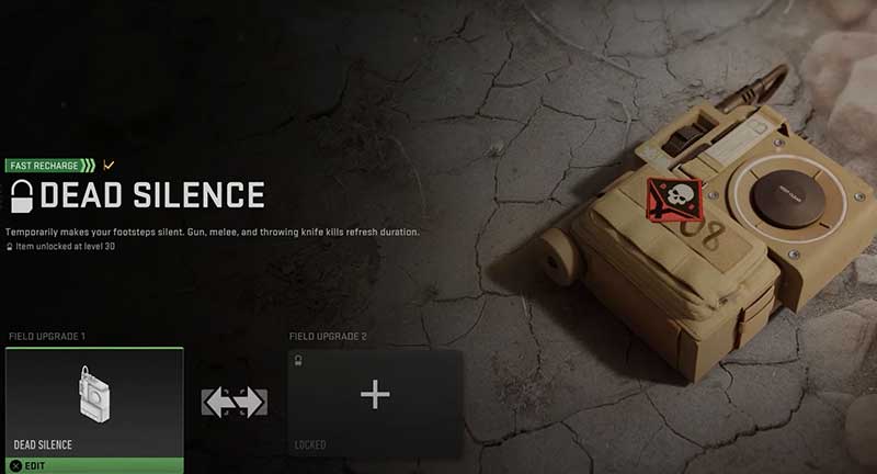 Dead Silence perk in Modern Warfare 2 
