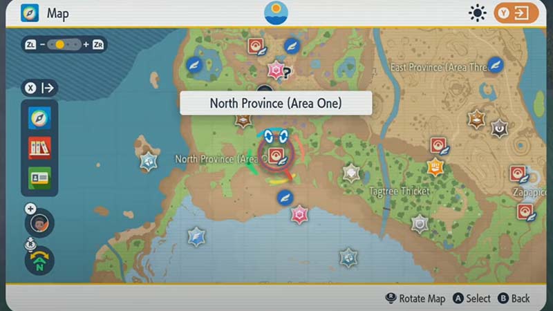 Lucario Location on Map in Pokemon Scarlet & Violet