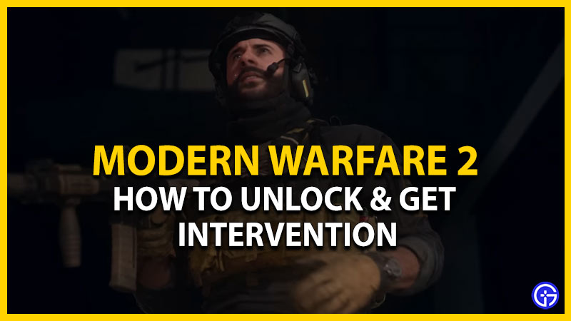get intervention mw2 cod modern warfare 2