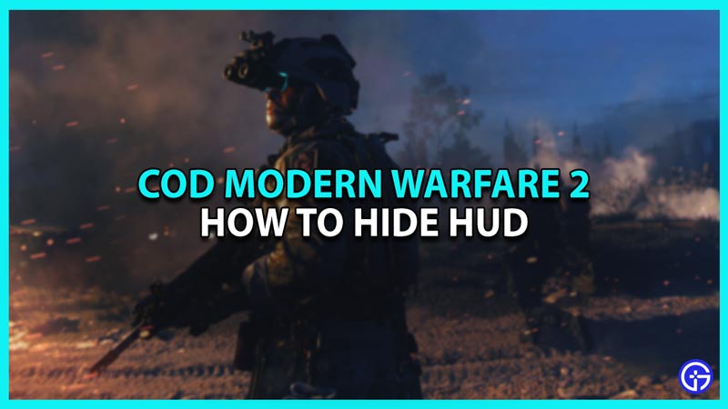 How to Hide HUD in MW2