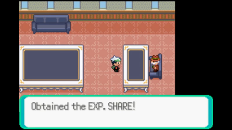 how to get exp share in pokemon emerald