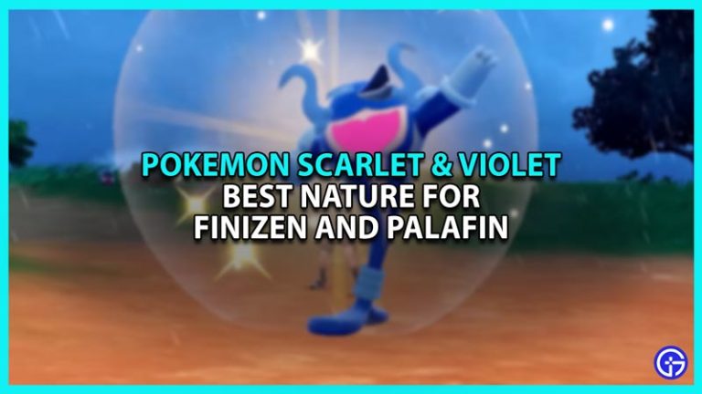 Best Nature For Finizen And Palafin In Pokemon Scarlet And Violet