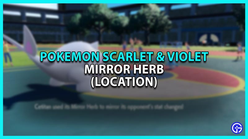 Mirror Herb Location in Pokemon Scarlet and Violet
