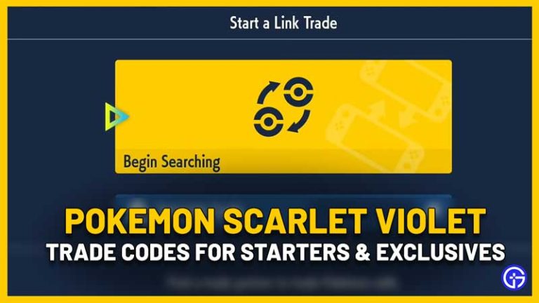 Pokemon Scarlet Violet (SV) Trade Codes - Starter & Exclusives