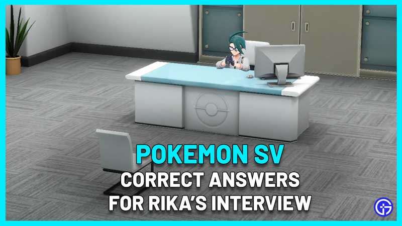 pokemon sv rika interview answers