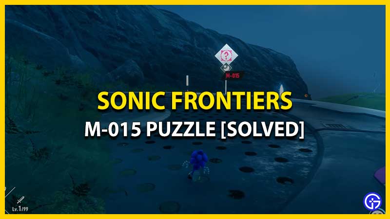How to Crack Sonic Frontiers' M-015 Puzzle