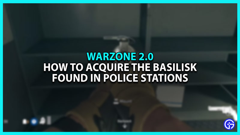 Where to Acquire the Basilisk found in police station warzone 2 DMZ