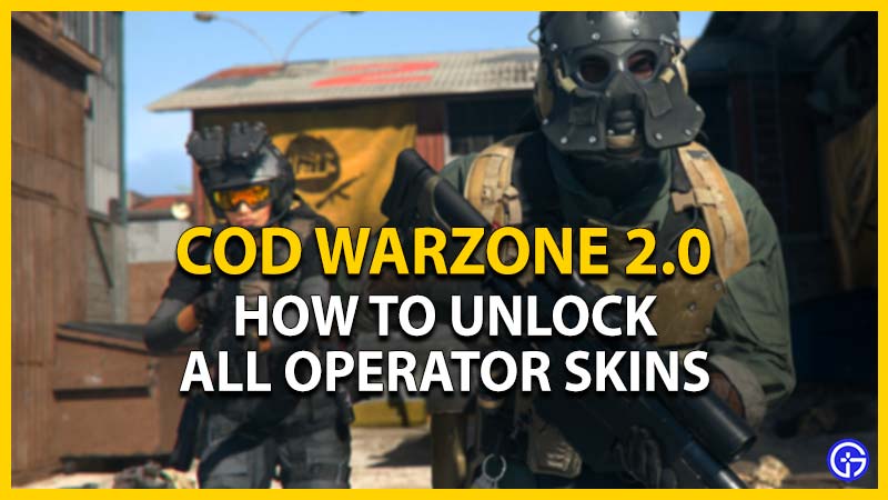 cod warzone 2 unlock all operator skins battle pass
