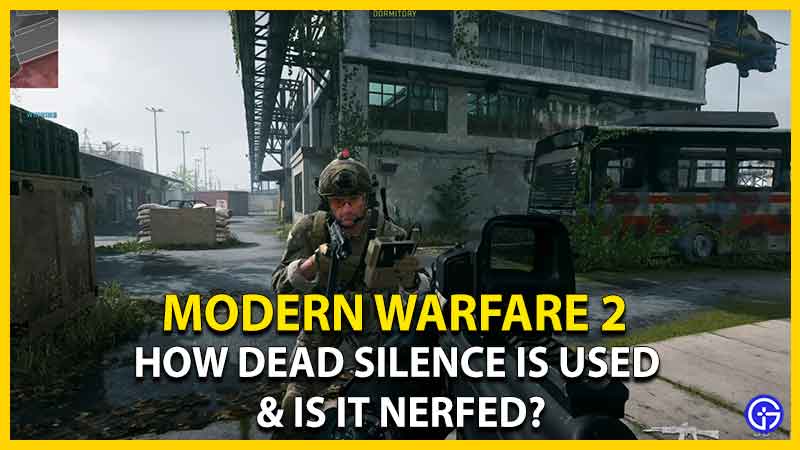Everything about the Dead Silence perk in MW2