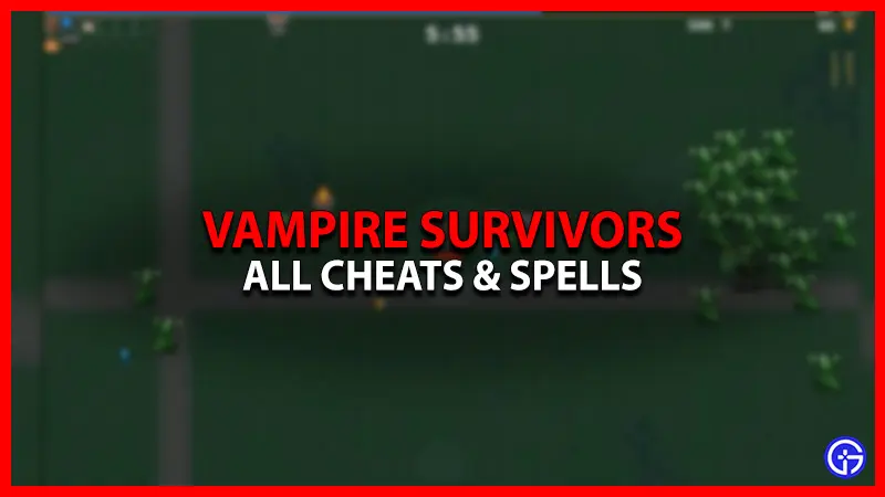 All Cheat Codes In Vampire Survivors