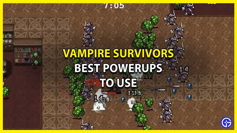 Best Vampire Survivors PowerUp Order