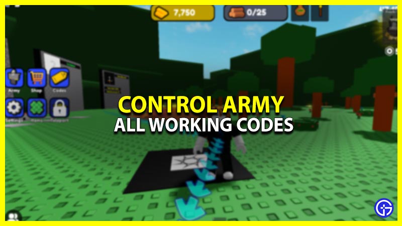 Control Army Codes