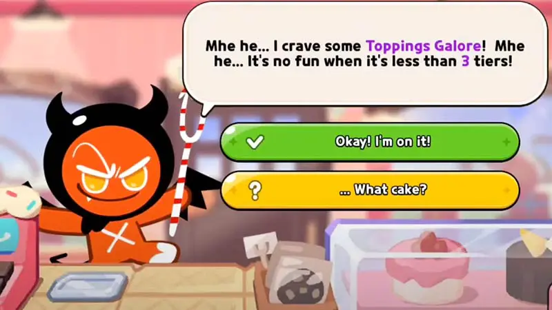 Devil Cookie Cake Order Recipe In Cookie Run Kingdom