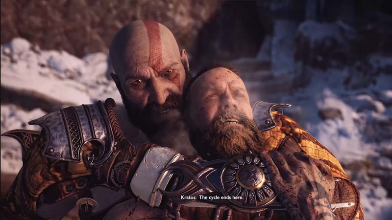 Kratos ending the cycle versus Baldur