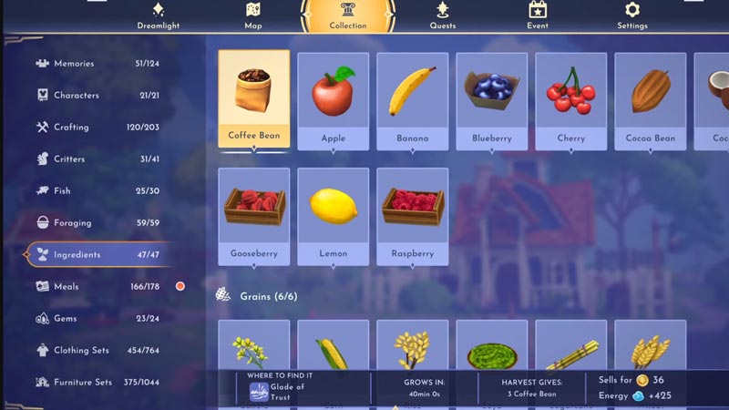 How To Get Coffee Beans In Disney Dreamlight Valley
