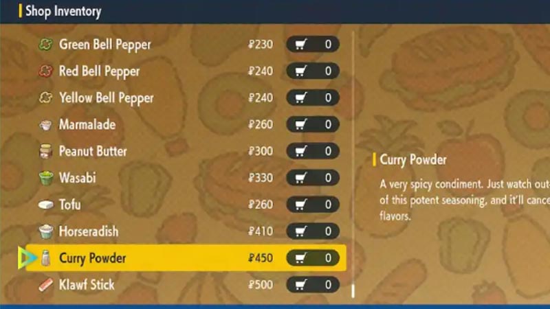 How To Get Curry Powder In Pokemon Scarlet & Violet