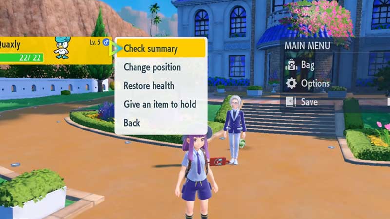 How To Move Held Items Between Party Members In Pokemon Scarlet and Violet