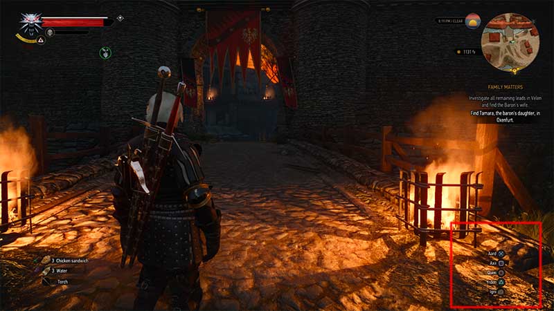 How To Quick Cast Sign In Witcher 3