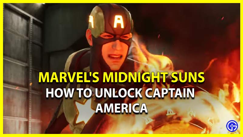 How To Unlock & Get Captain America In Marvel's Midnight Suns