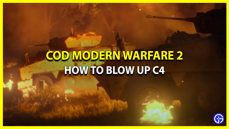 How To Detonate & Blow Up C4 In COD MW2 (Controls)