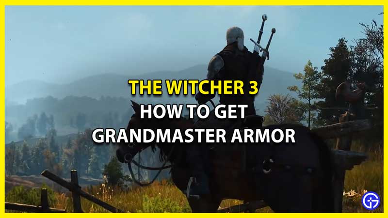 How to Craft Grandmaster Level Armor in the Witcher 3