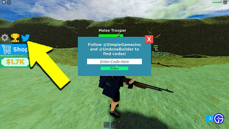 How to Redeem Codes in War Simulator