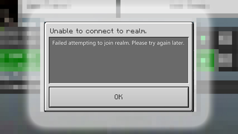 How To Fix Failed Attempting To Join Realm Error In Minecraft