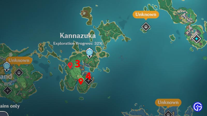 Sanctuaire des profondeurs de l'île de Kannasuka