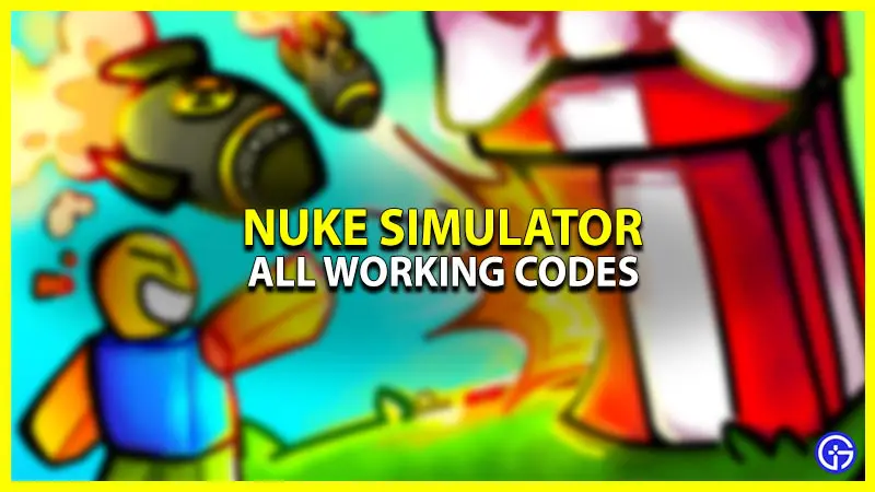 Nuke Simulator Codes