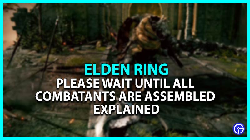 Please Wait Until All Combatants Are Assembled In Elden Ring
