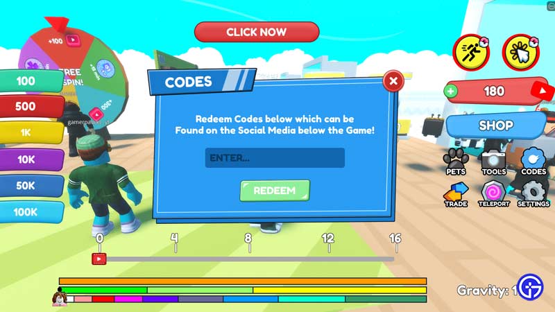 ProTube Race Clicker Codes (December 2023) - 100% Working » Arceus X