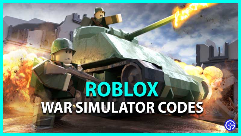 Roblox War Simulator Codes