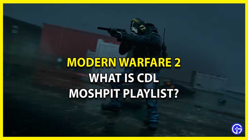 What is the CDL Moshpit Playlist in MW2