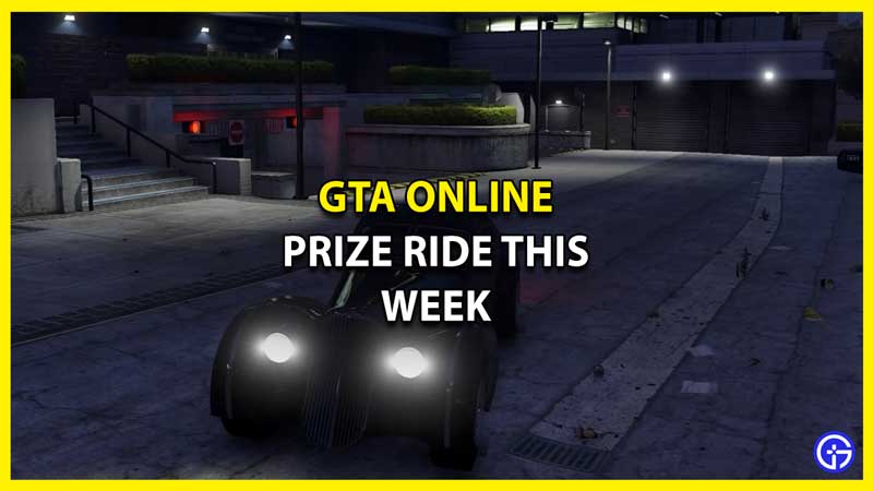 What is the GTA Online Prize Ride This Week