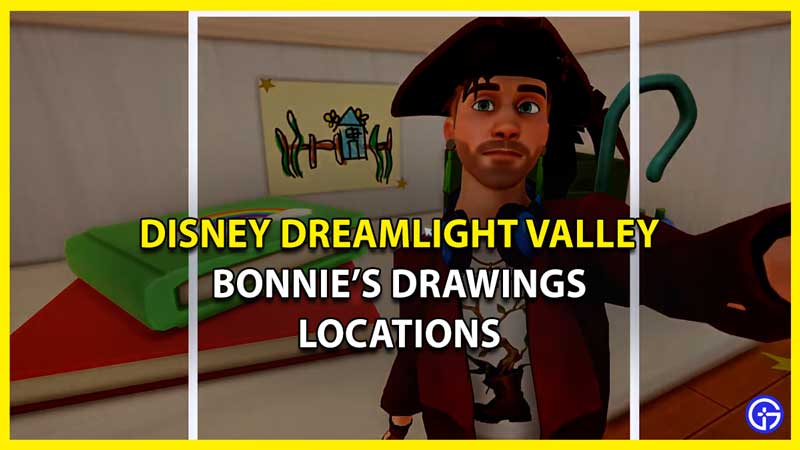 Where to Find Bonnie's Drawings in Disney Dreamlight Valley