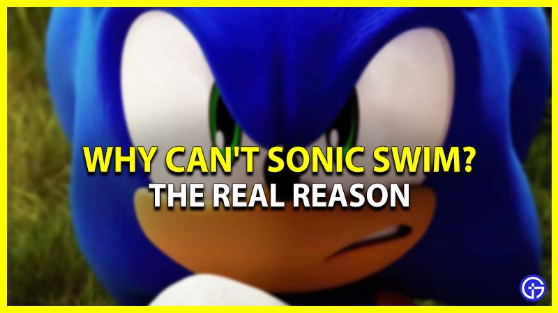 Why Can't Sonic Swim - (Real Reason Explained)