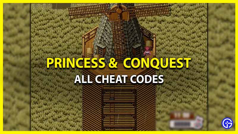 All Cheats Princess & Conquest
