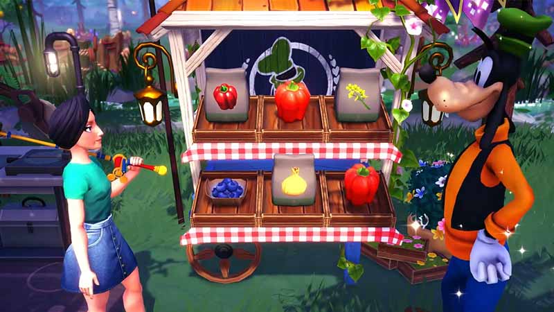 All locations of Goofy Stall in Dreamlight Valley