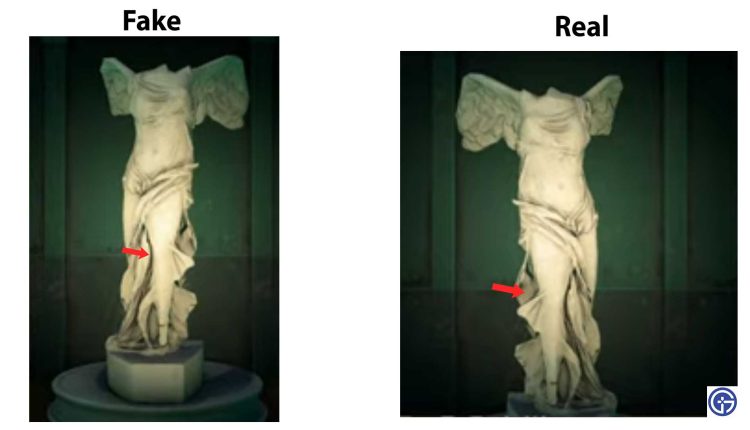 Fake & Real Valiant Statue