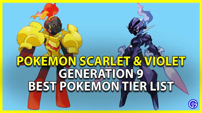 Best Pokemon Tier List For Scarlet Violet Generation 9