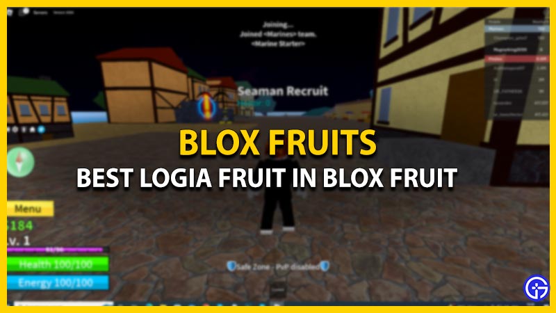 Best Logia Fruit in Blox Fruits