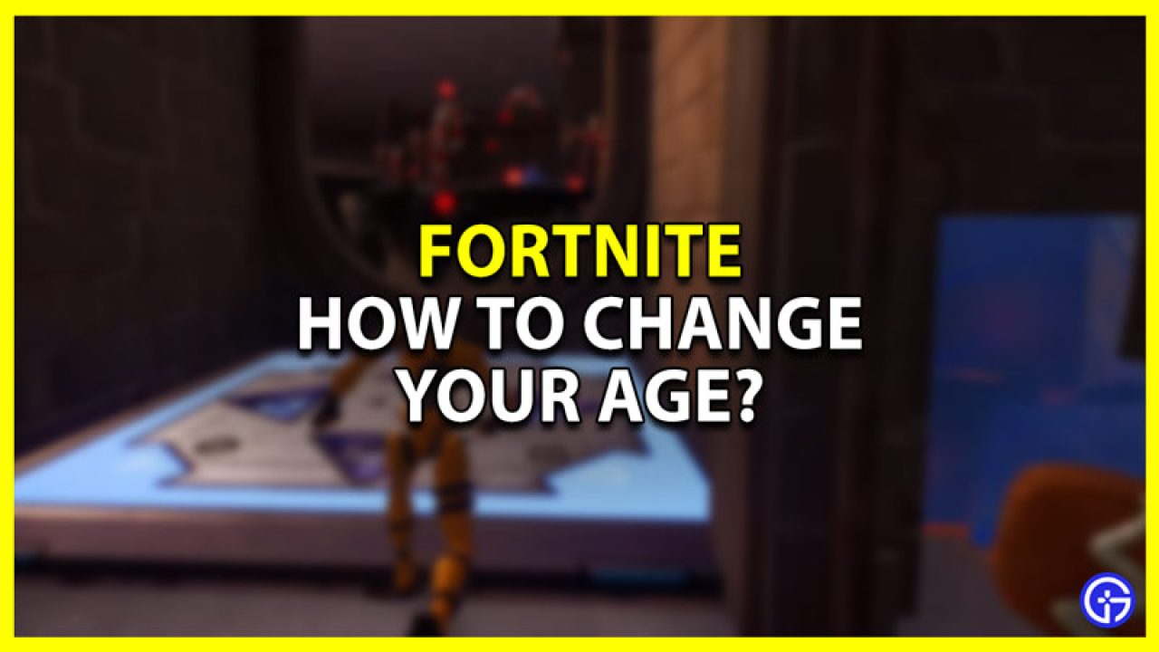 geweld doden extase How To Change Your Age In Fortnite? - Gamer Tweak