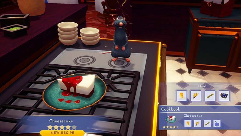 Cook Cheesecake in Disney Dreamlight Valley