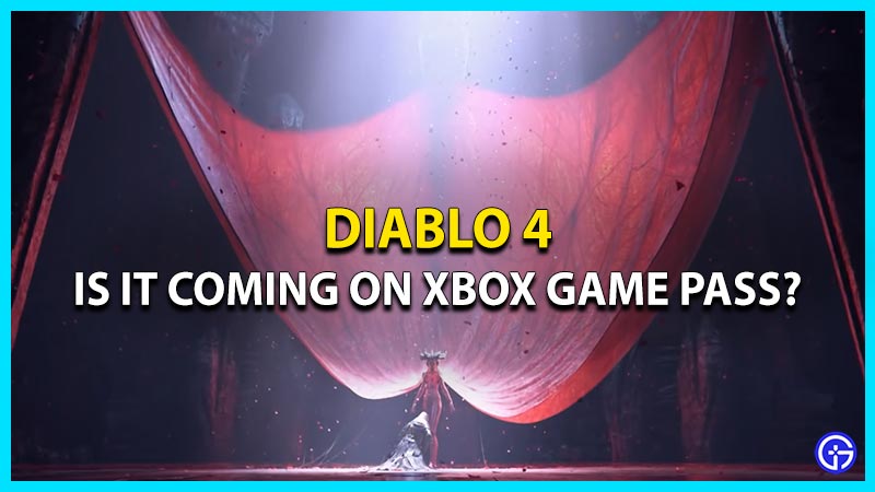 Diablo 4 in Xbox Game Pass