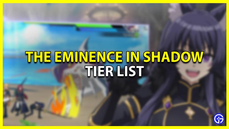 the eminence in shadow rpg tier list
