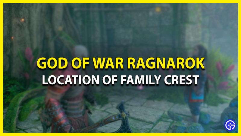 Locations of Family Crest in GOW Ragnarok