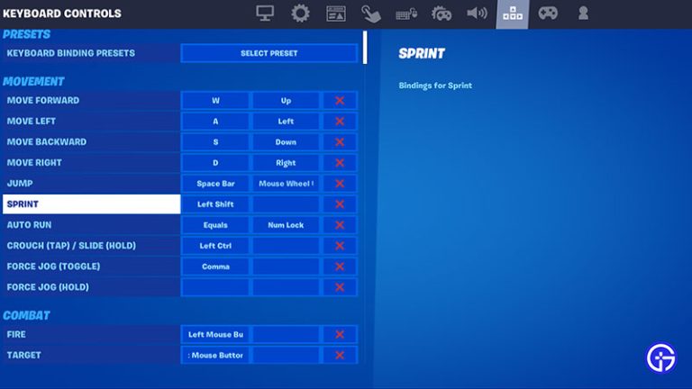 Can't Sprint? How To Fix Fortnite Sprint Not Working Issue