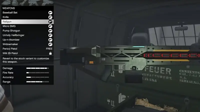 get gta 5 online railgun