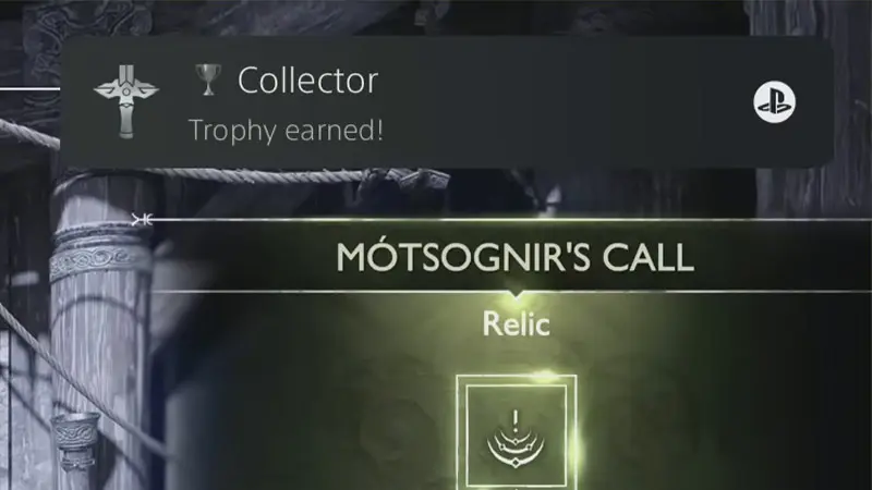 Get Collector Trophy in God of War Ragnarok